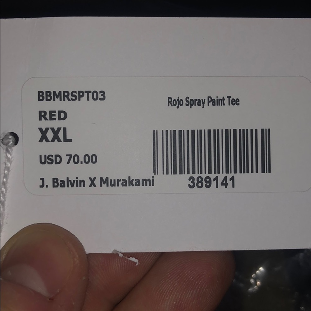 ***SOLD***J Balvin Rojo Takashi Murakami Script - Picture 6 of 6
